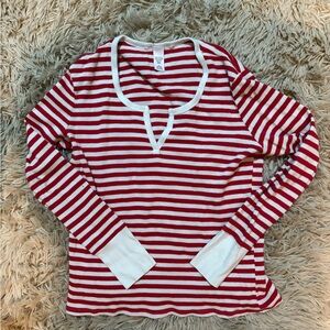 Striped Pajama Shirt